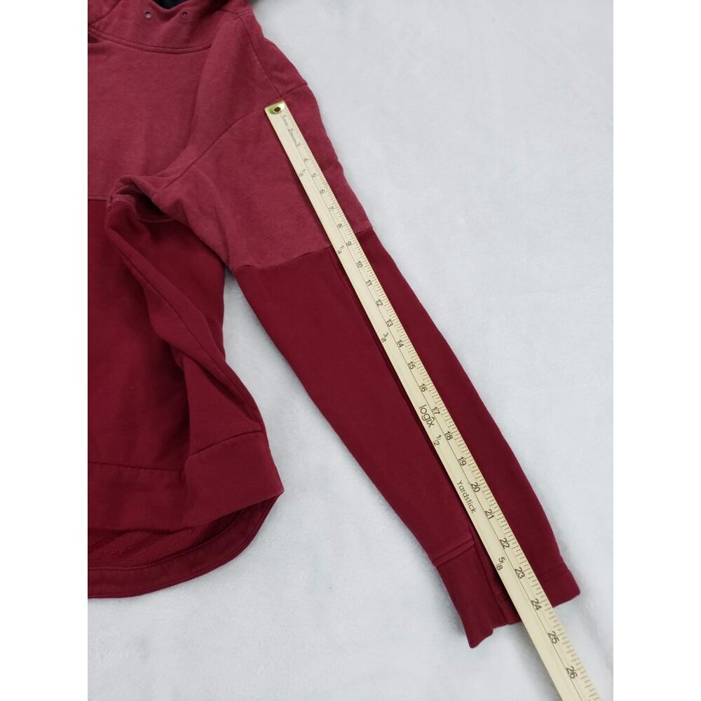 Adidas Hoodie Red M/L Adult Activewear Gym Casual Hoodie Kangaroo Pocket Warm - Picture 6 of 10